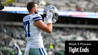 Week 5 Fantasy Football Tight End Preview