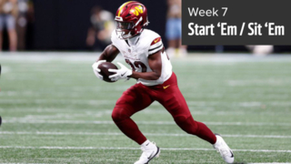 Fantasy Football Start Sit Week 7