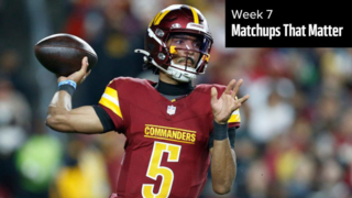 Week 7 Matchups That Matter: Get-Right Spot For Jayden Daniels