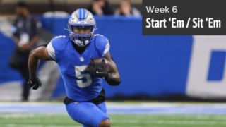 David Montgomery had a big Week 5. But is he a sit in Week 6?