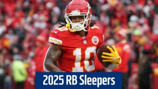 Isiah Pacheco leads this list of RB sleepers for 2025 fantasy football drafts.