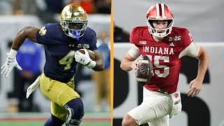 Should Jeremiyah Love or Fernando Mendoza lead off the superflex rookie mock draft for your dynasty league?