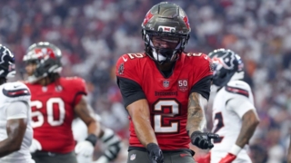 Emeka Egbuka has to play with undrafted rookie QB Jalon Daniels this week, challenging your Week 4 start-sit decisions.