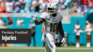 Tyreek Hill leads our look at Week 4 fantasy football injuries: updates on key players