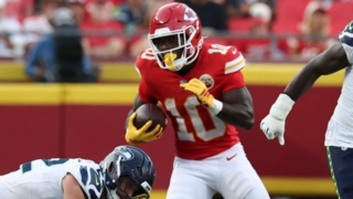 Emmett Johnson kicked off his NFL career with a couple of excellent touches vs. the Broncos. But what does it mean for his fantasy value?