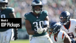 Jihaad Campbell has started strong for the Philadelphia Eagles. He's an option on the IDP waiver wire ahead of NFL Week 6.