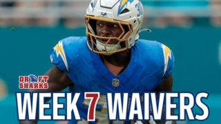 Video: Kimani Vidal and More Week 7 Waiver Factors