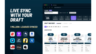The Draft Sharks live-draft sync is a game changer. It connects directly with your league to be a smooth, powerful draft assistant.